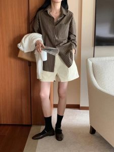 (season sale)韓國質感條紋上衣 - Image 4