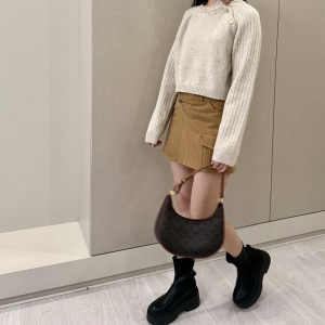 (season sale)下擺不修邊質感褲裙 - Image 9