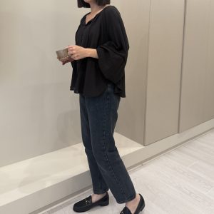 (season sale)氣質小女人領口綁帶上衣 - Image 4