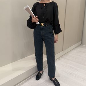 (season sale)氣質小女人領口綁帶上衣 - Image 3
