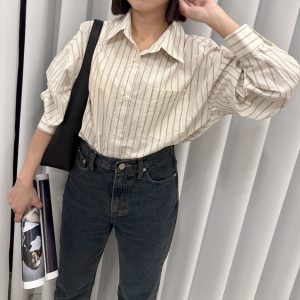 (season sale)韓國質感條紋上衣 - Image 5