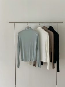 (season sale)質感高領打底衣(推) - Image 2