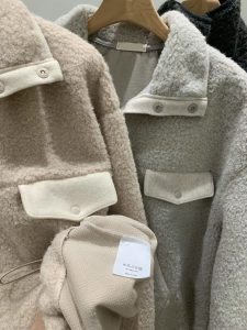 (season sale)50%兔毛柔軟開襟上衣 - Image 6