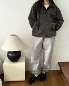 (season sale)50%兔毛柔軟開襟上衣 - Image 2