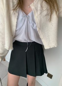質感V領雪紡背心 - Image 6