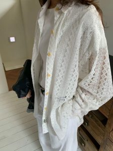 韓國高級質感蕾絲襯衫 - Image 10