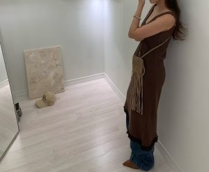 波西米亞流蘇薄針織洋裝 - Image 8