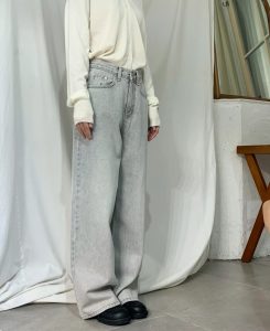 極美灰色牛仔褲 - Image 2