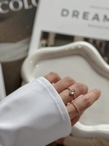 月光寶石 | 彩虹月光石 | 925純銀鍍24K金 戒指 - Image 2