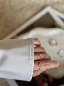 愛與情感 | 草莓晶 | 925純銀鍍24K金 戒指 - Image 3