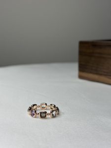 五色寶石 | 925純銀鍍24K金 戒指 - Image 9