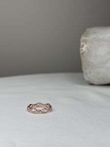 月光之美 | 彩虹月光石 | 925純銀鍍24K金 戒指 - Image 7