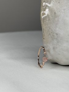 愛與情感 | 草莓晶 | 925純銀鍍24K金 戒指 - Image 5