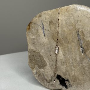 純白之境 | 白水晶 | 925純銀鍍24K金 手鍊