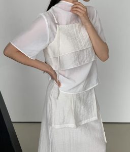 氣質女人質感層次背心/裙子 - Image 10