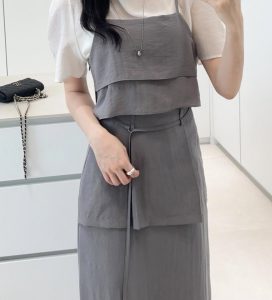 氣質女人質感層次背心/裙子 - Image 3